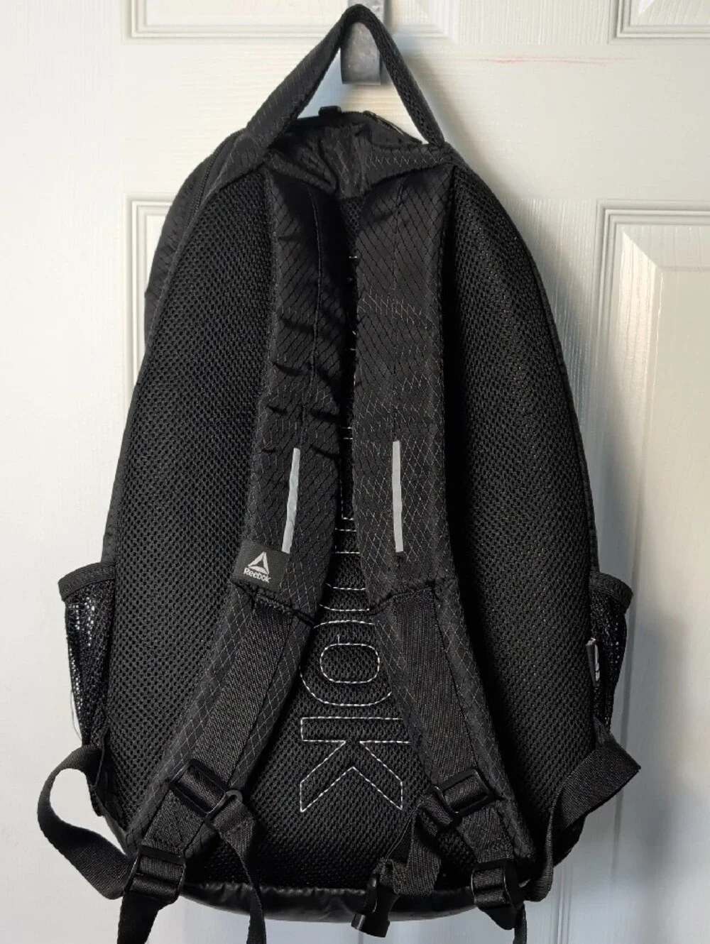 Reebok Black Men’s Ripstop Logo Backpack